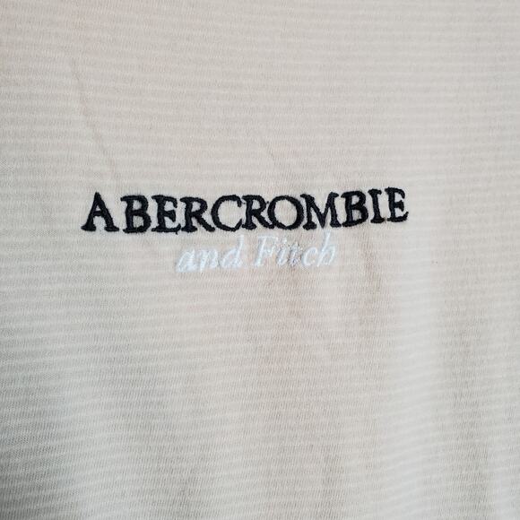 Abercrombie & Fitch Soft A&F Tee Size L Sun Faded ? Discolored Blotchy Casual - Picture 3 of 12